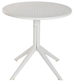 Τραπεζαρία Home ESPRIT Γκρι Μέταλλο πολυπροπυλένιο 80 x 80 x 75 cm
