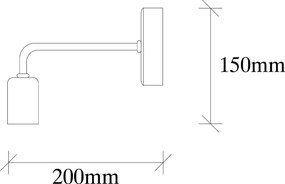 Wall Lamp Denge - 3434 Black