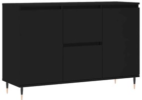 vidaXL Μπουφές Μαύρος 101,5 x 35 x 70 εκ. από Επεξεργασμένο Ξύλο