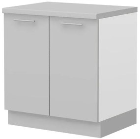 Πλαϊνό πάνελ επιδαπέδιου ντουλαπιού Hudson BP-K-Λευκό