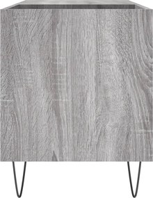 vidaXL Δισκοθήκη Γκρι Sonoma 85 x 38 x 48 εκ. από Επεξεργασμένο Ξύλο