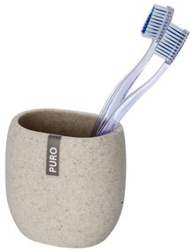 Ποτήρι Οδοντόβουρτσας Wenko Puro Beige 20474100