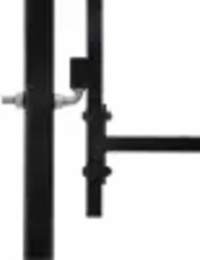 vidaXL Πύλες φράχτη WOERDEN 400 x 150 cm Ατσάλι Γκρι Κλειδώσιμο