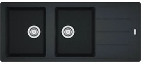 Franke Smartline Basis BFG 621 Matt Black Γρανιτένιος Νεροχύτης 80 cm