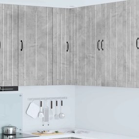 vidaXL Ντουλάπα Κουζίνας Σκυρόδεμα Γκρι 57 x 57 x 100 εκ.