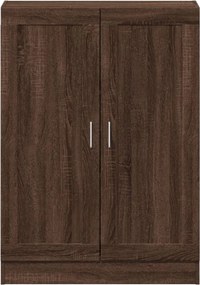 vidaXL Βιβλιοθήκη Καφέ Δρυς 82,5x30,5x115 εκ. Επεξεργασμένο Ξύλο