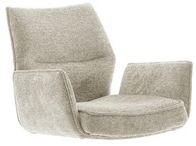 Bali Καρεκλα Relax Μαύρη + Υποπόδιο 83x86x102 cm