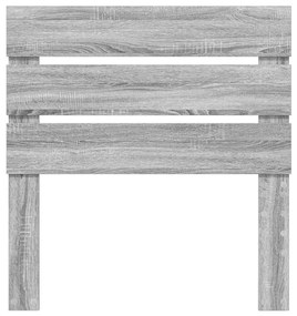 vidaXL Κεφαλάρι Γκρίζο Σονομα 80 cm Επεξεργασμένο ξύλο