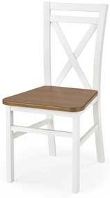 60-22515 DARIUSZ 2 chair color: white / alder DIOMMI V-PL-N-DARIUSZ_2-BIAŁY/OLCHA, 1 Τεμάχιο