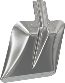 vidaXL Κεφάλι Φτυαριού Ασημί 45 x 38 εκ. Αλουμίνιο