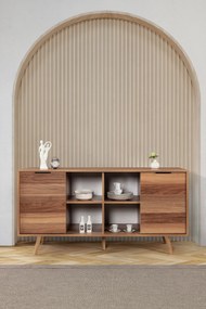 Κονσόλα Καρυδί PRAIGU 160x44x18