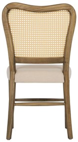 ΚΑΡΕΚΛΑ ΤΟΟΝ ΞΥΛΟ RATTAN ΥΦΑΣΜΑ  47x52x91,5Υεκ.