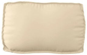 vidaXL Μαξιλάρι Παλέτας για Πλάτη Μπεζ 70x40x12 εκ. Υφασμα Oxford