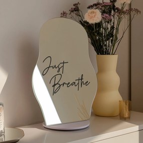Αυτοκόλλητο για καθρέφτη S28 – Just Breathe
