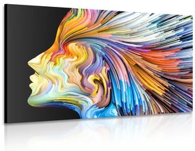 Χρωματικό προφίλ εικόνας γυναικείου προσώπου - 120x80