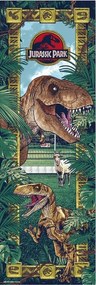 Αφίσα πόρτας Jurassic Park, (53 x 158 cm)