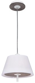Φωτιστικό Οροφής Μονόφωτο Aca ZM16281PC White/Grey