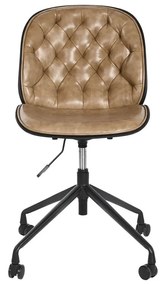 Καρέκλα Γραφείου DKD Home Decor Ανοιχτό καφέ πολυπροπυλένιο 47,5 x 57,5 x 83 cm