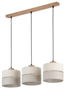 Κρεμαστό Φωτιστικό Οροφής 3xE27 15W IP20 Γκρι Eco 5771 TK Lighting-5771-Γκρι 5771
