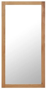 vidaXL Καθρέπτης 60 x 120 εκ. από Μασίφ Ξύλο Δρυός