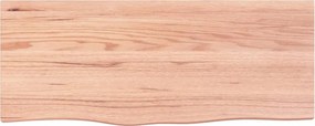 vidaXL Πάγκος Μπάνιου Αν. Καφέ 100x40x(2-6) εκ. Επεξεργ. Μασίφ Ξύλο