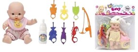 Κούκλα μωρό με σετ παιχνιδιών μπάνιου - 0812-2737 - 917414