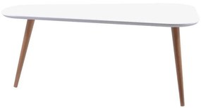 Τραπεζάκι Σαλονιού Atria 100x56,5x43cm Φ6 White 863-82-020 Mdf,Ξύλο