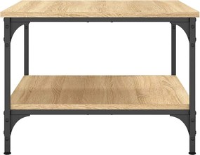 vidaXL Τραπεζάκι Σαλονιού Sonoma Δρυς 55 x 55 x 40 εκ. Επεξεργ. Ξύλο