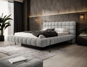 Επενδυμένο κρεβάτι Cloud-Gkri Anoixto-160 x 200