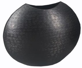 Βάζο Μεταλλικό Μαύρο Art Et Lumiere 27x10,5x25,5εκ. 32003