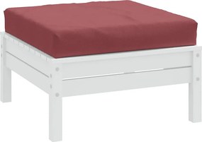 vidaXL Μαξιλάρι Παλέτας Μπορντό 60x60x9,5 εκ. Ύφασμα