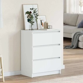 vidaXL Συρταριέρα Λευκή 60x35x76 εκ. από Επεξεργασμένο Ξύλο