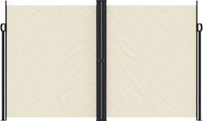 vidaXL Σκίαστρο Πλαϊνό Συρόμενο Κρεμ 200 x 1200 εκ.