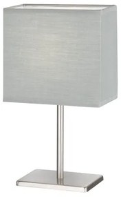 Επιτραπέζιο Φωτιστικό Νίκελ Kate Η30 Φ17 Fischer Honsel-850114-Γκρι 850114