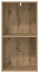 vidaXL Βιβλιοθήκη Αρτισιανή Δρυς 40x30x77 εκ. από Επεξεργασμένο Ξύλο