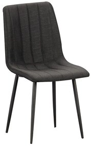Καρέκλα Dora 11.1581 43Χ50Χ85 Black Metal, Fabric