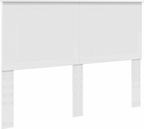 vidaXL Σκελετός Κρεβατιού Λευκό 140 x 190 cm Επεξεργασμένο ξύλο