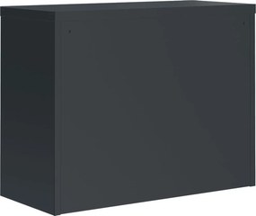 vidaXL Αρχειοθήκη Ανθρακί 90 x 40 x 70 εκ. από Ατσάλι