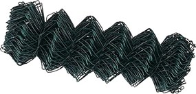 vidaXL Φράχτης αλυσίδας Πράσινο 10 x 0,8 μ Ατσάλι