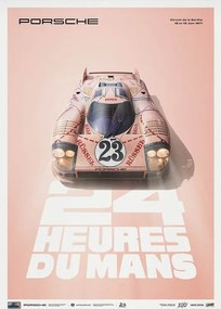 Εκτύπωση τέχνης Porsche 917/20 - Pink Pig - 24h Le Mans - 1971 | Limited Poster Re-edition, Automobilist