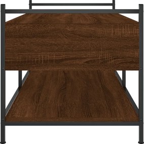 vidaXL Τραπεζάκι Σαλονιού Καφέ Δρυς 99x50x50 εκ. Επεξεργασμένο Ξύλο