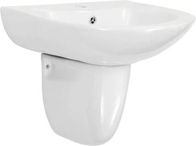 vidaXL Λεκάνη Λευκό 52 x 45 x 49 εκ Γυαλιστερή Κεραμική