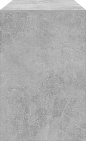 vidaXL Γραφείο Γκρι Σκυροδέματος 101x50x76,5 εκ. Επεξεργασμένο Ξύλο