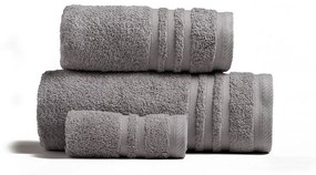 Πετσέτα Premio Light Grey Melinen Προσώπου 50x100cm 100% Cotton Foam