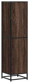 vidaXL Highboard καφέ δρυς Κατασκευασμένο ξύλο και μέταλλο