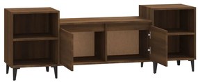 vidaXL Έπιπλο Τηλεόρασης Καφέ Δρυς 160x35x55 εκ. Επεξεργασμένο Ξύλο