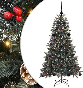 vidaXL Τεχνητό Χριστουγεννιάτικο Δέντρο με 150 LED Πράσινο 150 cm