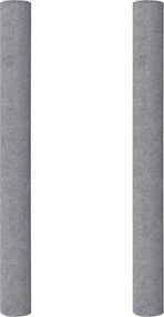 vidaXL Αντιολισθητικά Φλις Βαφής 2 τεμ. 5 μ. 280 γρ./μ² Γκρι