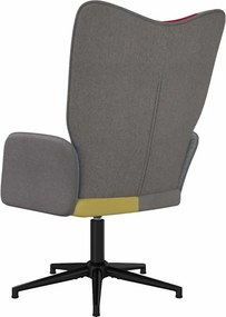vidaXL Πολυθρόνα Relax Σχέδιο Patchwork Υφασμάτινη