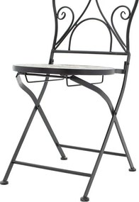 Τραπεζαρία Mosaic σετ 3τεμ μέταλλο μαύρο